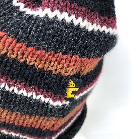 COPY - new Peruvian Trading Co. knit hat beanie stripe wool unisex - Picture 4 of 9